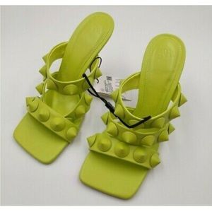 SOLD OUT Zara Rubberized Studded Heel
